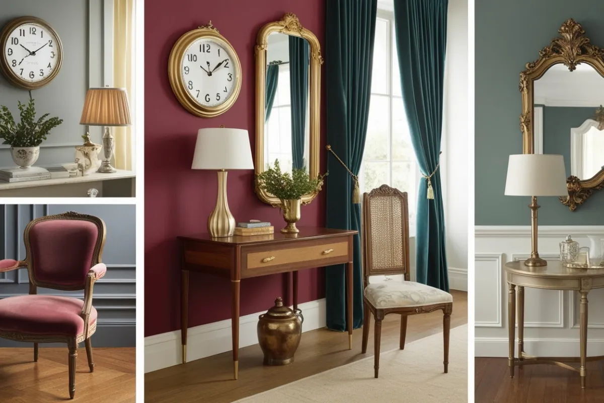 produtos de décor vintage